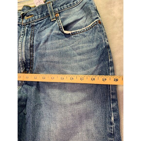 LUCKY BRAND DUNGAREES MEN'S 33X29 RIVINGTON LOOSE FIT DENIM JEANS BLUE WASH - Picture 13 of 14